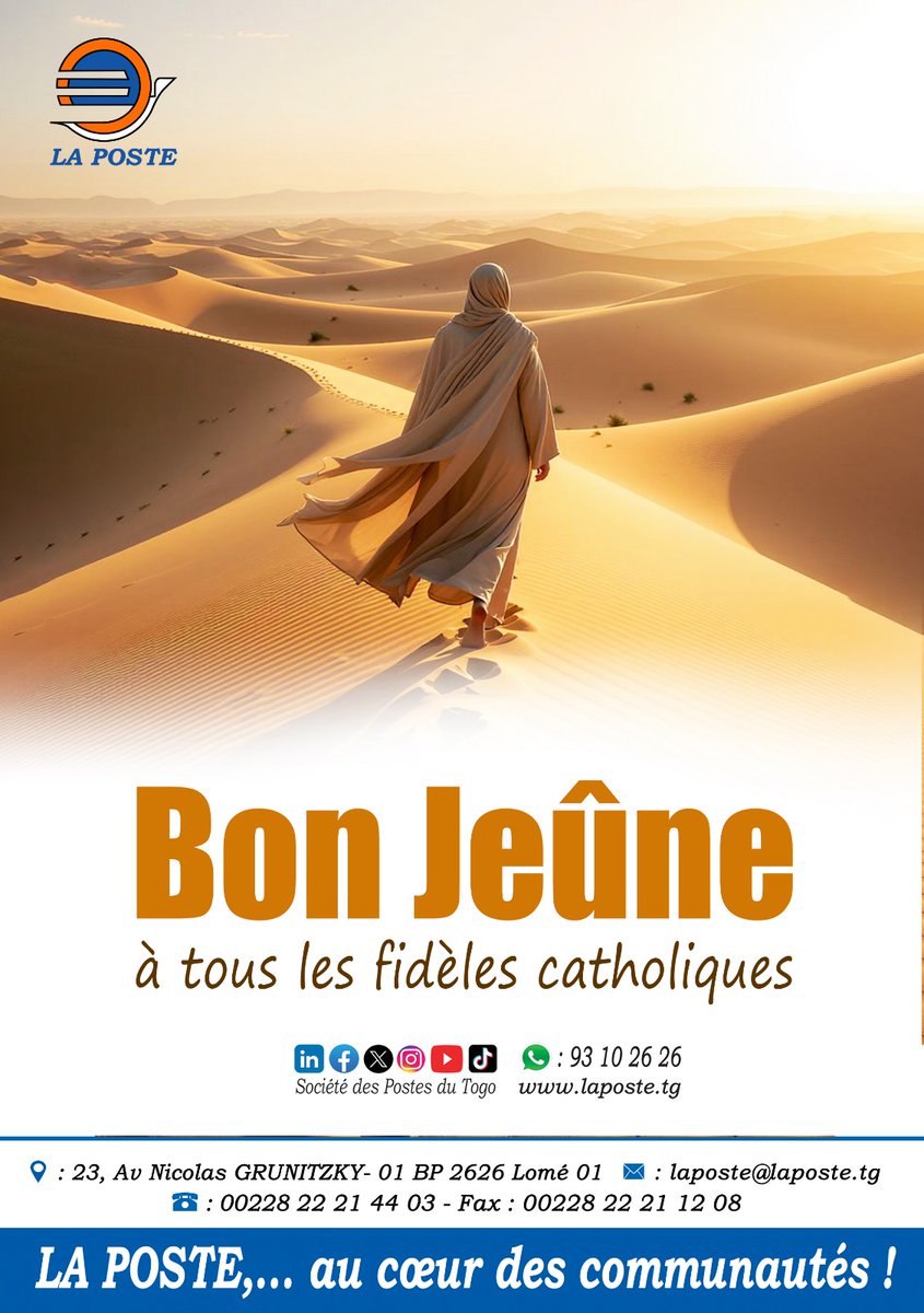 SOCIETE DES POSTES DU TOGO tweet media