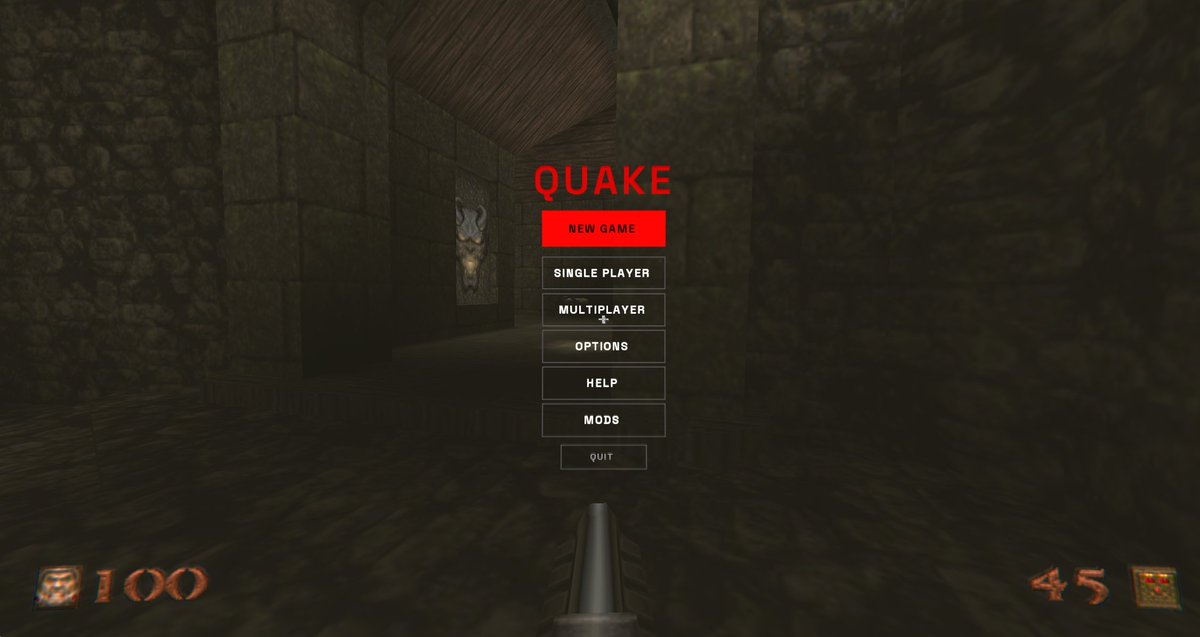 bradenleague's tweet image. vkQuake + RmlUi: A vkQuake fork that replaces Quake's menus and HUD with a modern HTML/CSS UI layer powered by RmlUi #quake #gamedev