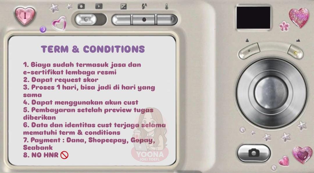 yoonaproject's tweet image. 🌸 Annyeong! Yoona open yaa untuk joki toefl prediction, 110k aja udh include sertifikat, bebas request range score, pengerjaan 1-2 jam saja, payment setelah pengerjaan selesai ^^ wa.me/6285117489384