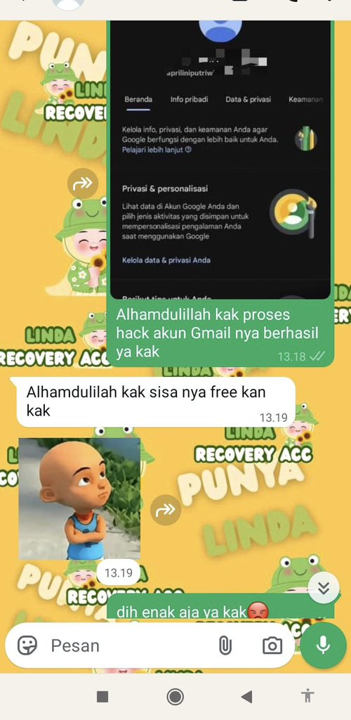 leuhcn's tweet photo. JASA PEMULIHAN AKUN &amp; HAPUS AKUN

1•AKUN LUPA PASWORD/KE HACK
2•JASA SADAP WA
3•JASA SUSPEND/UNSUSPEND AKUN
4•JASA HAPUS AKUN
5•JASA HACK/PULIHKAN
AKUN,GMAIL,INSTAGRAM,TWITER,FBTIKTOK,TELEGRAM,DLL
6•JASA LACAK

Full testi,fast respon,amanah
https://t.co/TbGtb6fkn6 https://t.co/3wJHhi66d0