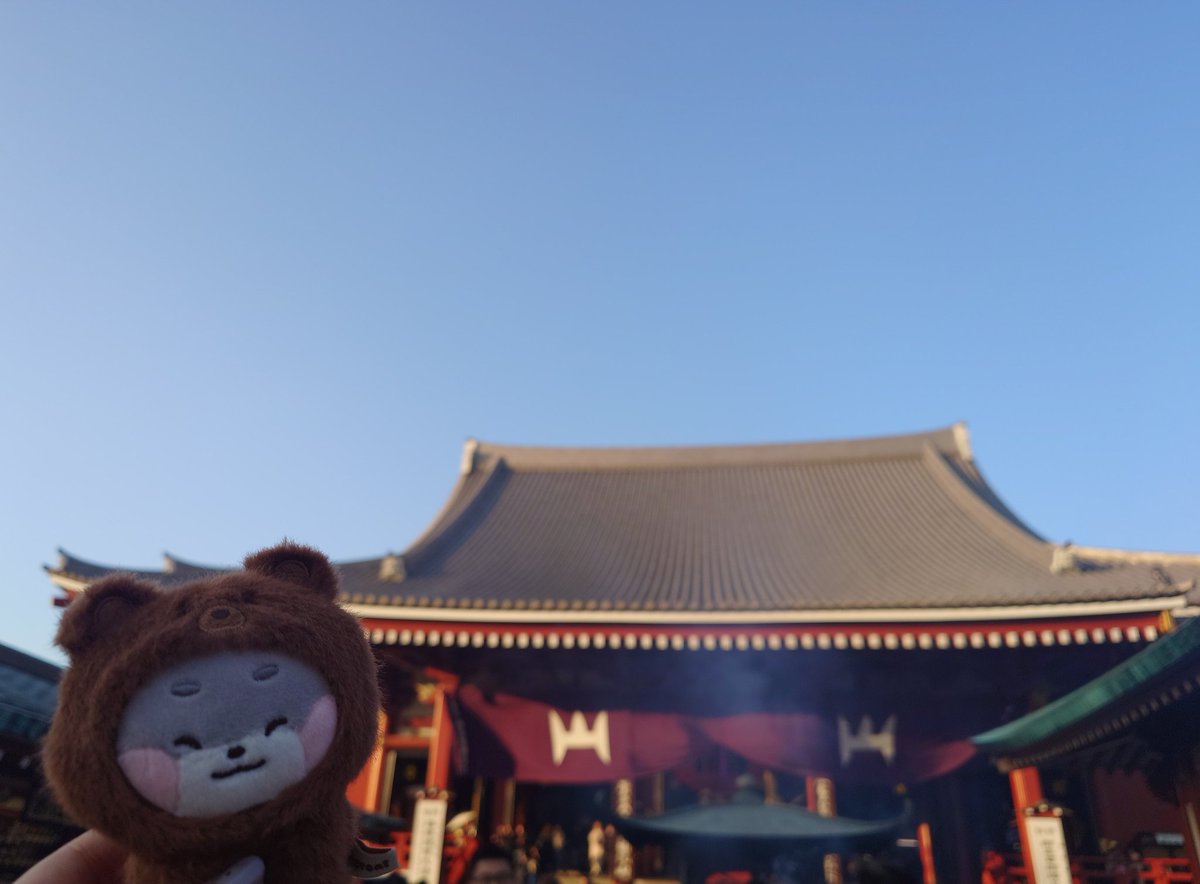 もろもろの交換がスムーズにできたので、
観れないのが辛くなる前にKアリ出て浅草まで遊びに来た🙌