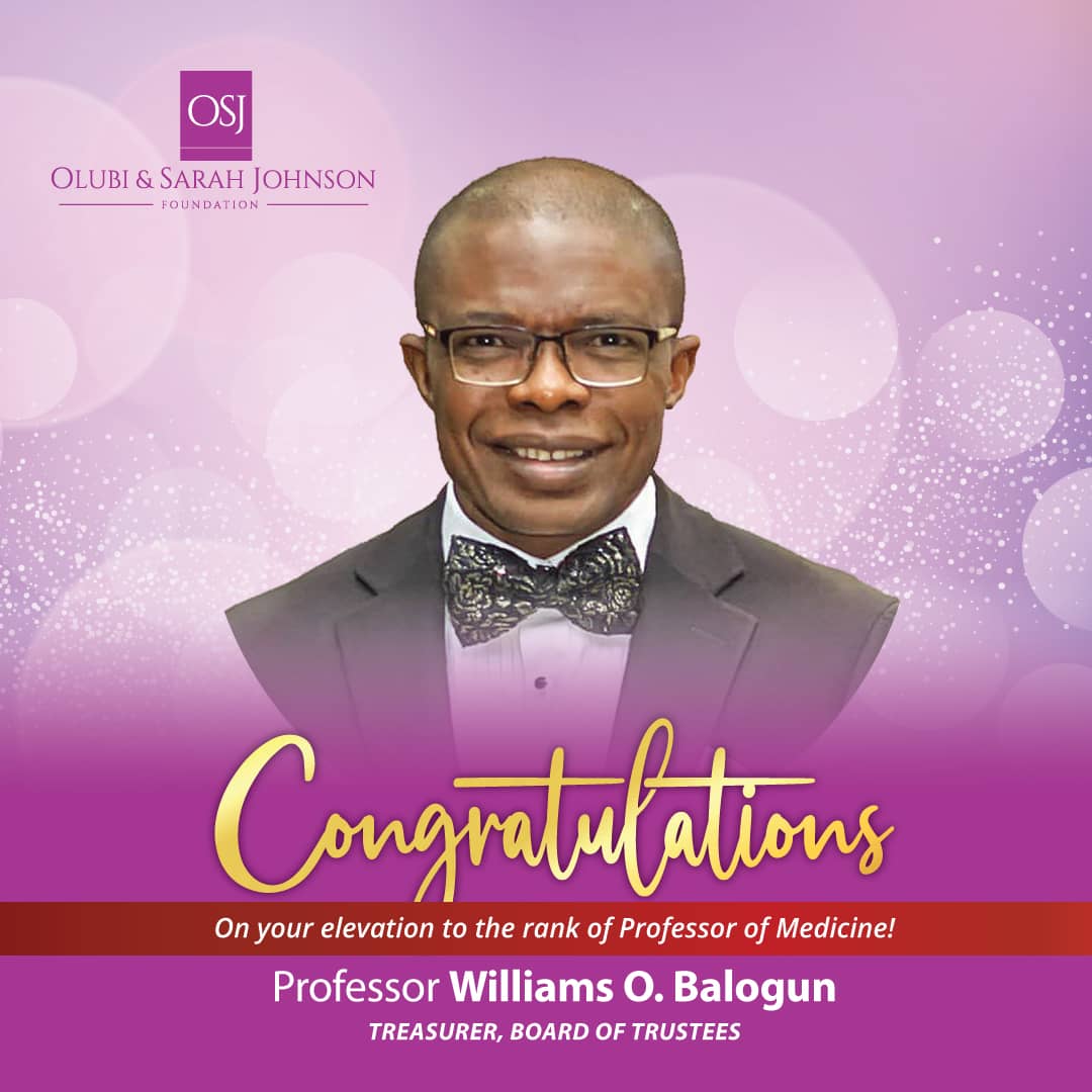 Olubi & Sarah Johnson Foundation tweet media