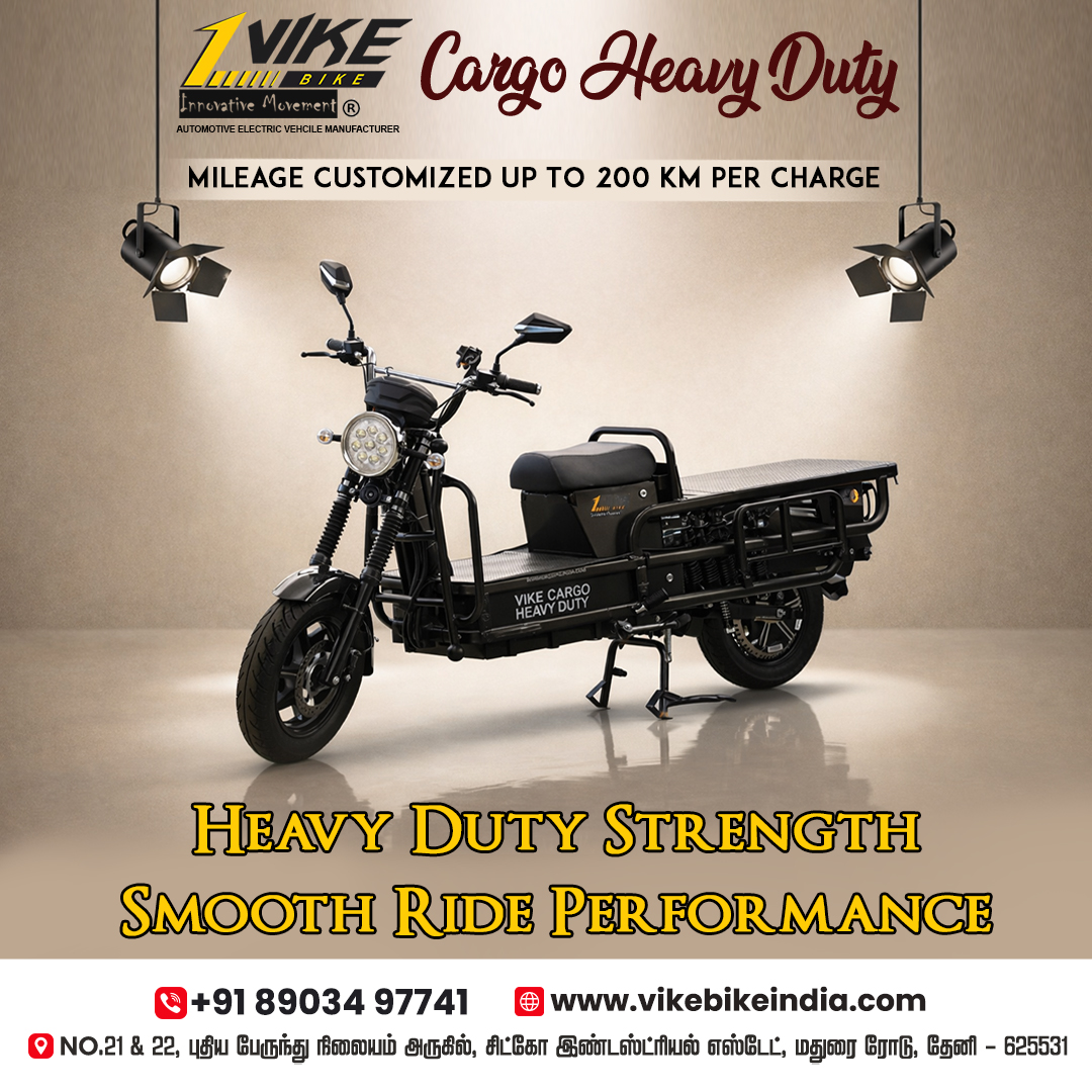 vikebikeindia's tweet photo. Vike Bike India Private Limited -Vike Cargo Heavy Duty
#CommercialVehicle #HillStationRide #HighLoadCapacity #UtilityVehicle #TransportSolution #MileagePlusPower #WorkReady #LogisticsSupportVike #CargoHeavyDutyCB01 #CargoHeavyDutySuperMini #CargoHeavyDuty https://t.co/WHOIEzgP4R