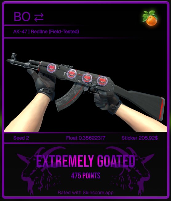 🚨 Last two days of auction for this beautiful AK 🚨 

Current bid is 38.13$ very cheap 😉

csfloat.com/item/942354168…