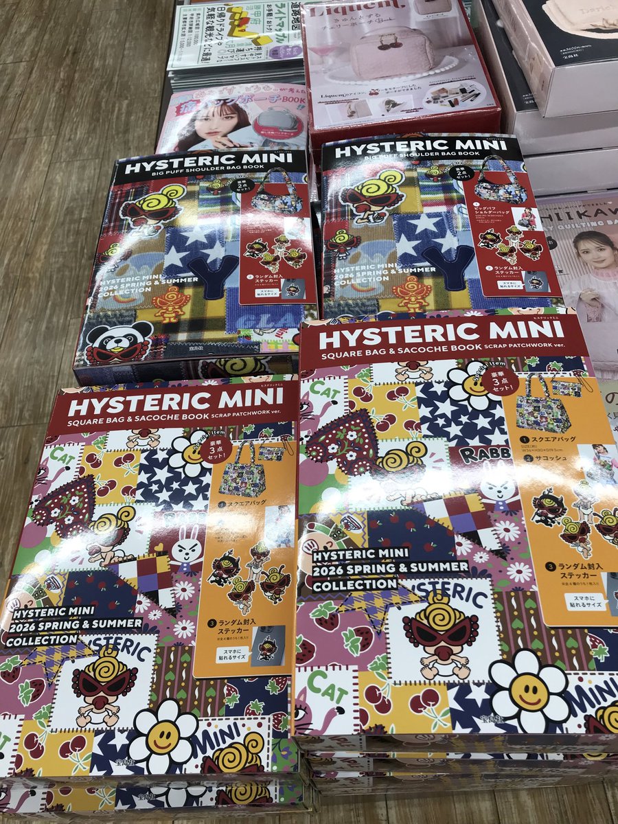 本日発売❗️ ヒステリックミニ ✴︎スクエアバッグ&サコッシュ （豪華