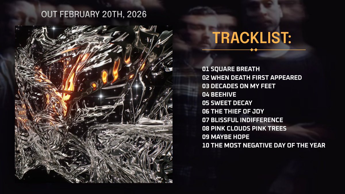 Defstar666's tweet photo. 🔜 GOOD TIGER - The Most Negative Day Of The Year
🗓️February 20, 2026
🏷️Independent
https://t.co/uTUHHnZLQg
#GoodTiger #London #progressive #posthardcore https://t.co/1IFXJ3eLCK