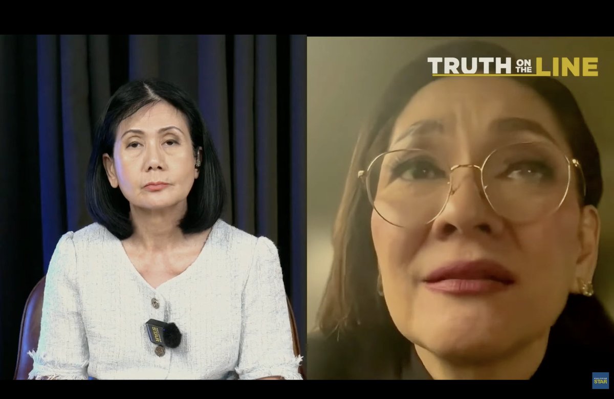 PhilippineStar's tweet photo. ‘WALA PANG PAG-UUSAP’
Asked if senators had talks on the months-long absence of Sen. Bato dela Rosa in the Senate, Hontiveros says, “Wala pang pag-uusap. Walang consensus tungkol dyan. Lahat puwedeng pag-usapan.” #TruthOnTheLine
LIVE: https://t.co/fYP7t4fbVi https://t.co/4JhoGmeK5y