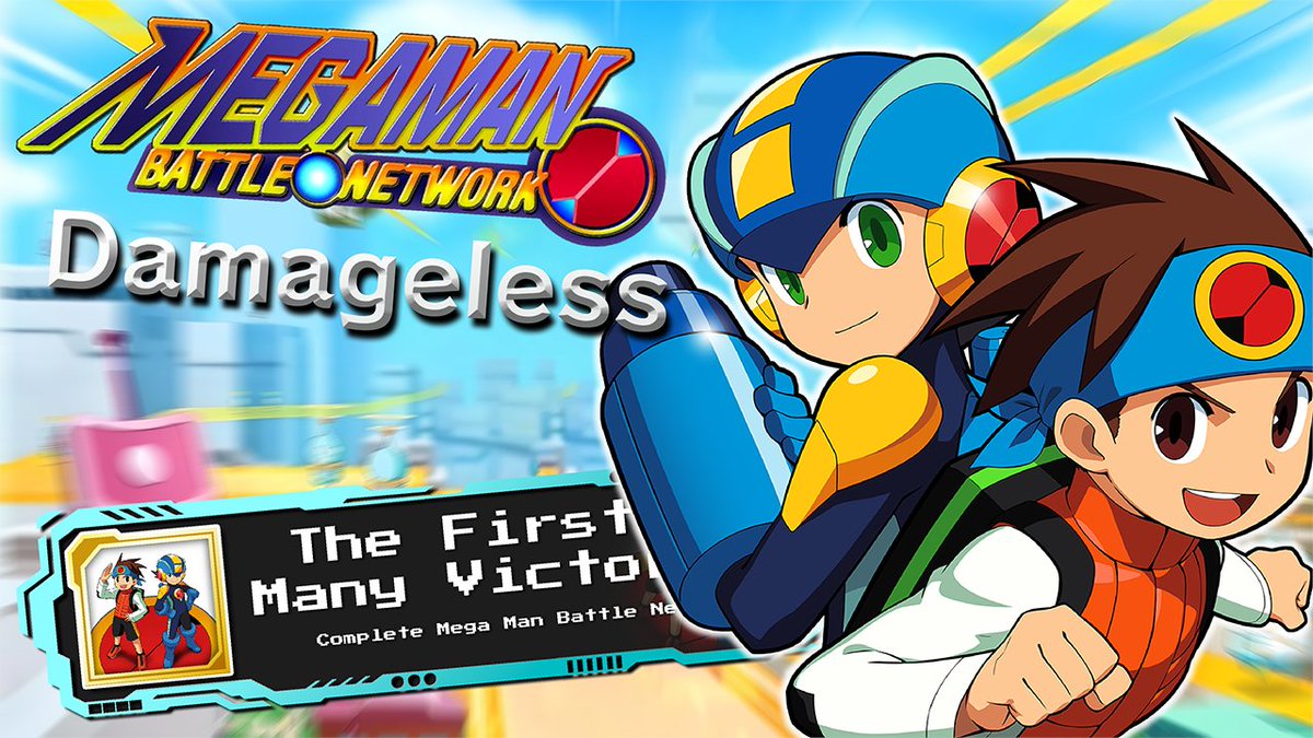Rarno_'s tweet photo. The long awaited Mega Man Battle network damageless is here in 15 minutes! check it out! https://t.co/hJ6BqFEErI