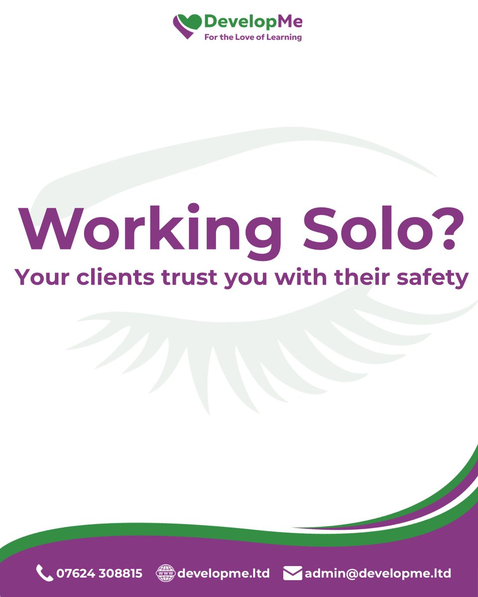developmeltd's tweet photo. Lash appointments are usually one-to-one. If a client feels unwell during a treatment, you’re the first aider. 🩹

Being prepared keeps your clients safe and your business protected. 

#LashTech #FirstAidTraining #SoloBusinessOwner #DevelopMe https://t.co/sNxmwAJmFI