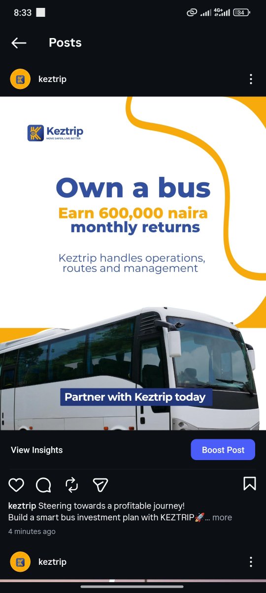 Keztripng's tweet photo. Steering towards a profitable journey
Build a smart bus investment plan with KEZTRIP
#INDvsPAK
#目黒蓮誕生祭2026 https://t.co/G7W2iZj1Uw