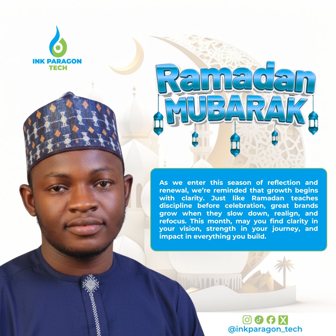 mrayfx_trades's tweet photo. Growth begins with clarity. Just as Ramadan teaches discipline before celebration, great brands grow when they slow down, realign, and refocus.
May this season of reflection bring strength to your journey and impact to everything you build.
Ramadan Mubarak. 🌙💻
#Ramadan2026 https://t.co/x9RA21IgQv