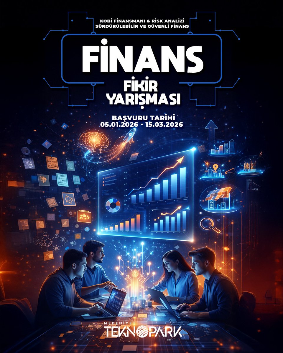 KOBİ Finansmanı &amp; Risk Analizi odağında düzenlediğimiz Finans Fikir Yarışması için başvuru süresini yoğun ilgi üzerine 15 Mart 2026’ya kadar uzattık!
instagram.com/p/DU5BDUwjfLC/…