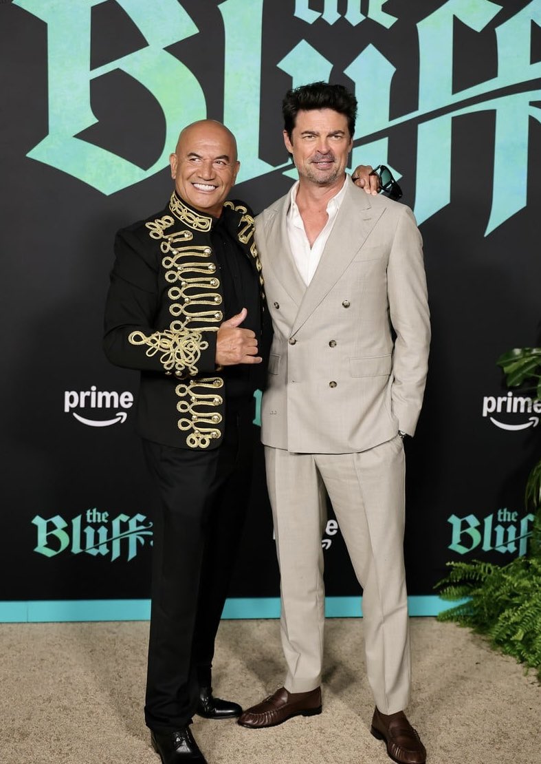 ButcherRising's tweet image. Premiere night for The Bluff — red carpet gleaming, cameras screaming, suits lined up like a damn parade. Smile for the flashes, soak up the chaos… let the night eat you alive.  

#thebluff #karlurban #captainconnor #billybutcher #priyankachopra