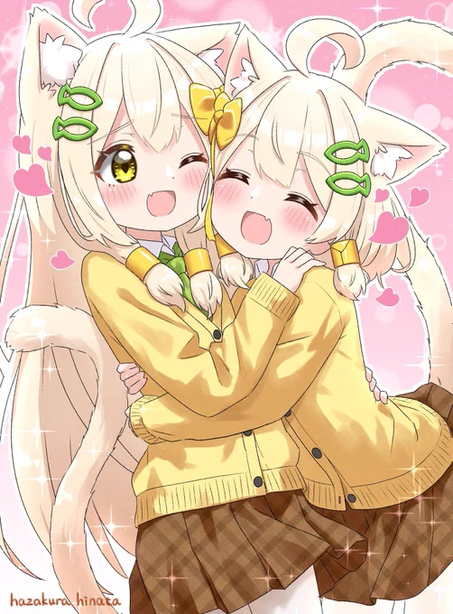 仲良し双子の ←姉の くるみちゃん 弟の かやちゃん→ です!!!よろしくお願いします #自分で生み出した一次創作オリジナルキャラを流そう