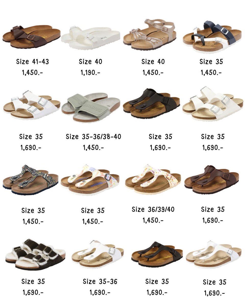 Wanawannn's tweet photo. BIRKENSTOCK🫶🏻

ฝั่งญี่ปุ่นทำถึงมากค่า ลดแบบจึ้งๆ แต่ไซส์เหลือน้อยแล้วน้า 🌟 ส่งฟรี (มัดจำได้ 50%) ขอคนไว รุ่นขายดีลดเยอะมากน้า✨🎀 https://t.co/OTKIjpi67q