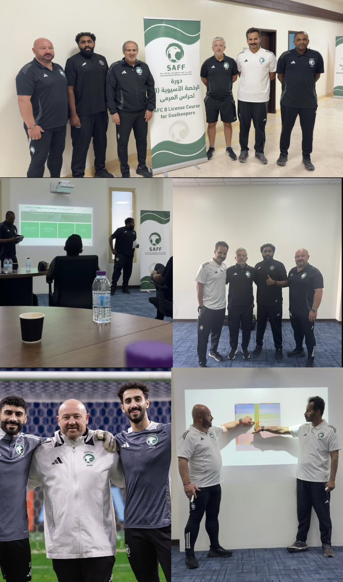 Sameer110_'s tweet photo. تم الانتهاء من دورة حراس المرمى B للرخصة الاسيوية اللهم لك الحمد على الوصول ولك الحمد على التمام 🙏🏾
@saudiFF https://t.co/vwTVNpl8aD