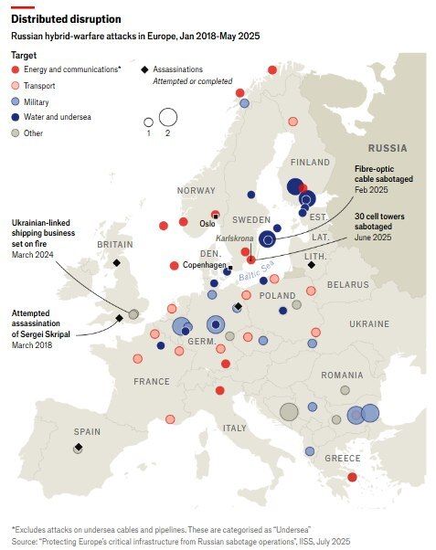 Hungary's Foreign Minister Szijjártó: "Russia has not attacked any member state of the European Union."

Simply not true. Russia has waged information &amp; hybrid warfare against Europe for over a decade. Arson, sabotage, drones, assassinations, propaganda, espionage... you name it.