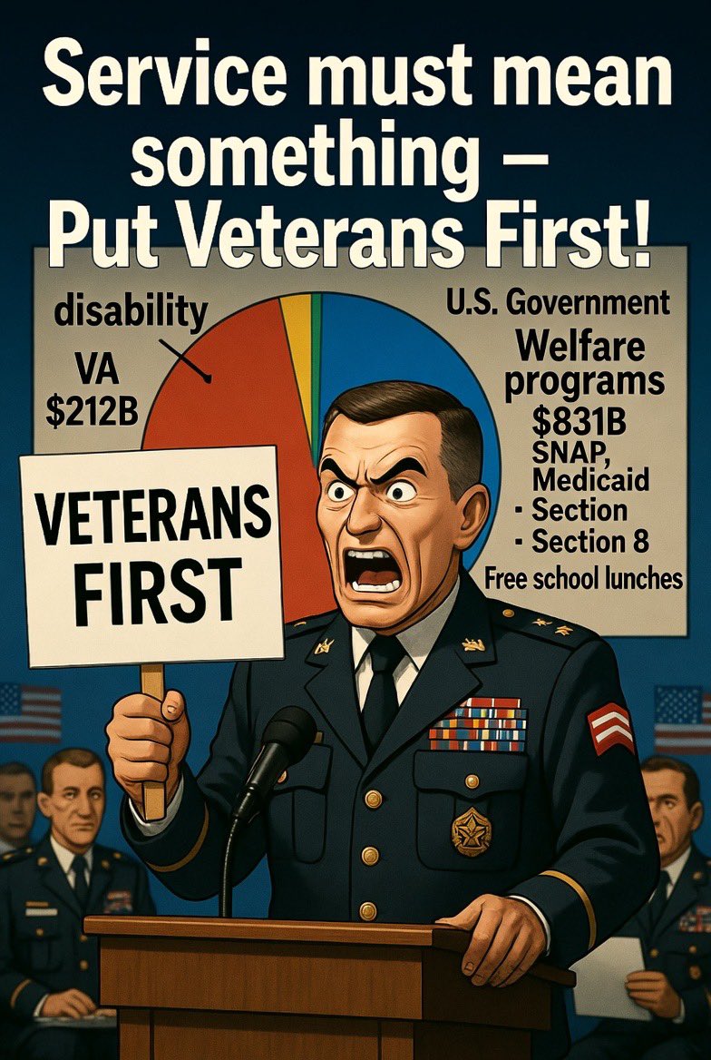 ThomasHuffman79's tweet image. If you’re a vet, spouse, or American who believes earned benefits must be protected and service must mean something, share this far and wide. Tag your reps

•  The listed low-income programs combined cost the federal government nearly 3.7 times more than VA Disability