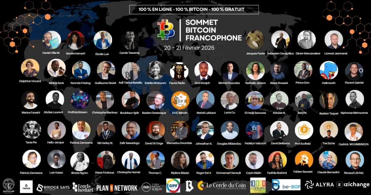 Ce soir, pendant notre meetup, à Montmartre et après la conférence habituelle,. Elodie Lue ,youtube.com/@gelodielue, interviendra pour nous présenter "le tout premier tour du monde francophone dédié à #Bitcoin".  Evenement dans lequel j'interviendrai a 15h20