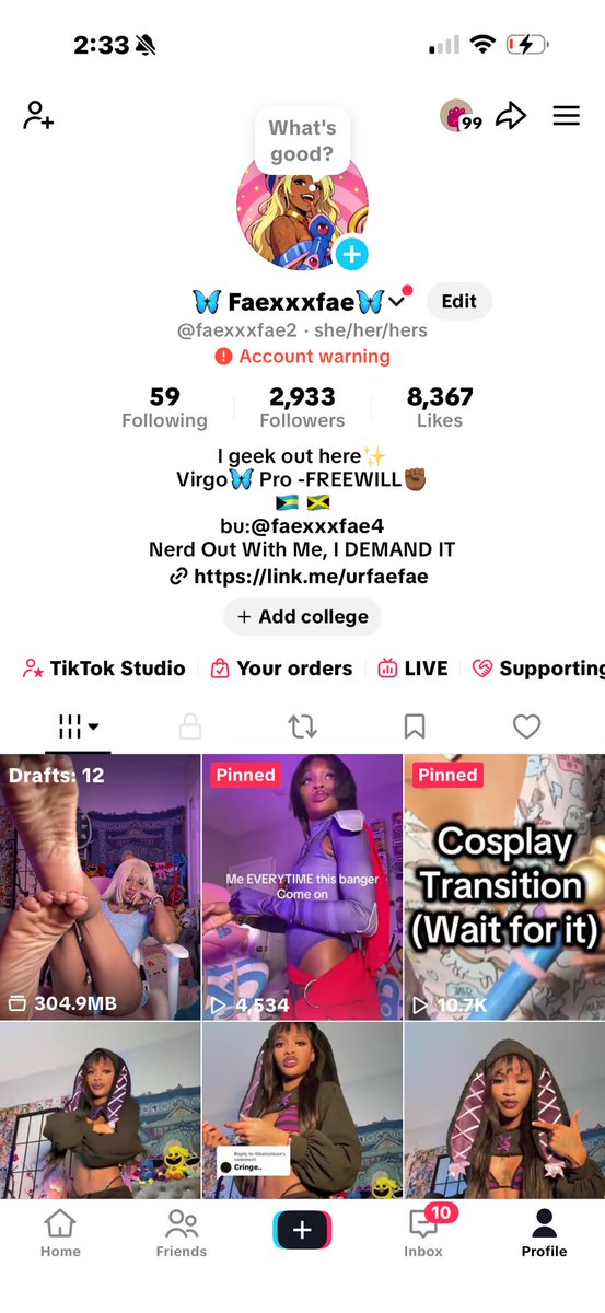 Faexfae Just in case you guys lost my first TikTok!