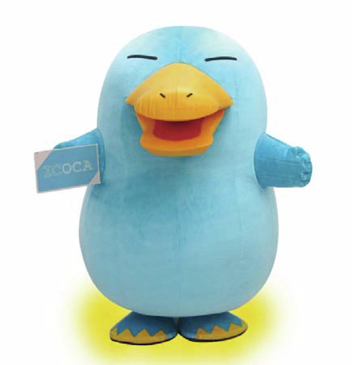 カモノハシのイコちゃん×駅長がちゃこん電車」 運行！ ＼ ICOCA