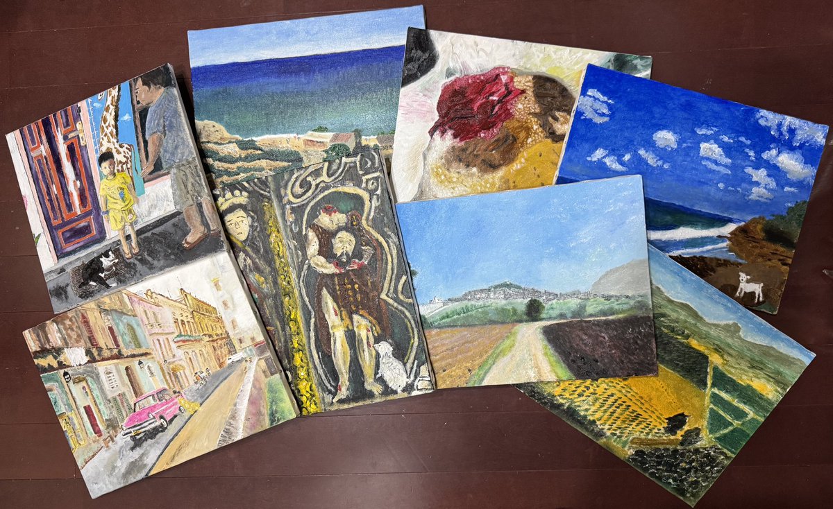 油絵に出会ってちょうど1年。絵のことを考えるだけで心が動くのが新鮮