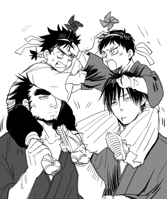 こども騎馬戦 