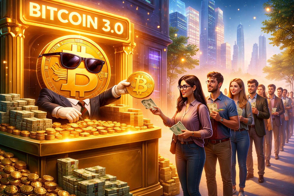 Bitcoin3sol's tweet image. 🚀 The Future is Here with Bitcoin3.0 (BTC3.0) 🚀
In a world where digital gold meets real opportunity, BTC3.0 is empowering the people! 💰✨
Imagine a new era — where innovation rewards belief, and early supporters stand in line for the next financial revolution.