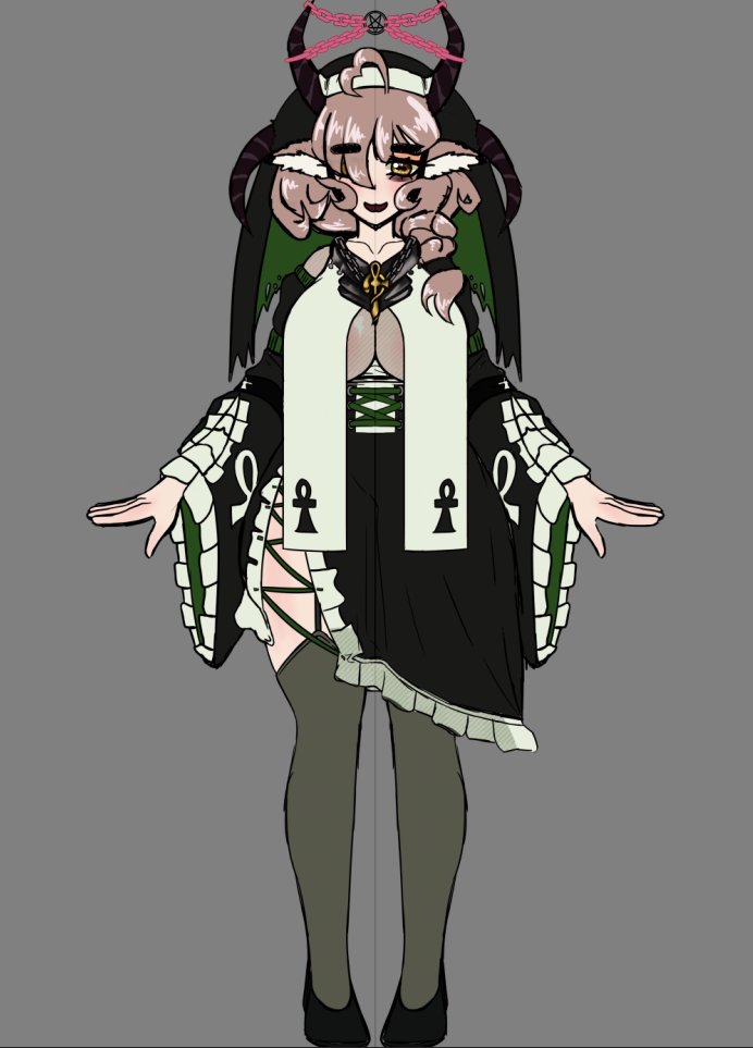 esto hicimos hoy en stream Wip
#wipart #vtuber #vtuberart