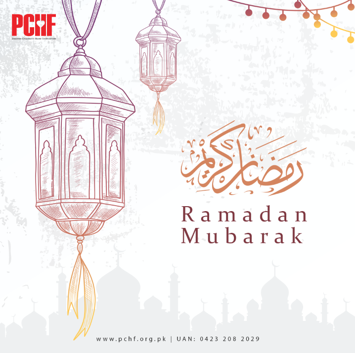 CHDHospital's tweet photo. #RamadanMubarak to all observing around the world. May the holy month bring forgiveness, spiritual renewal &amp; endless rewards. This #Ramadan, give your #Zakat to #PCHF &amp; help heal children born with #CHD. #HealingLittleHearts
#Donate: https://t.co/PXEuIxP1nJ
@captainmisbahpk https://t.co/9SGiFV98Iv