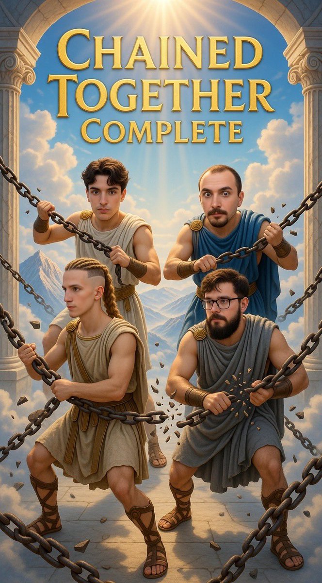 LOS TOP GLOBALES después de:
8h 20m han completado el 
CHAINED TOGETHER ⛓️‍💥☀️