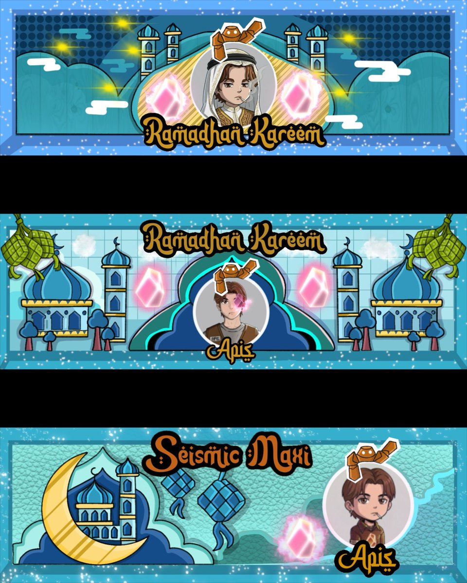 0xFizh's tweet photo. Gmic all 🙌

Ramadhan arc unlocked 🌙🕌

I just made 3 Ramadhan-themed @SeismicSys banners.
If anyone wants to use one, just DM me your pfp.

Btw…

If you’re reading this, just know I design banners… But I could design us too 🤎🥰

@NoxxW3 @xealistt @heathcliff_eth https://t.co/jIv4LRGndP