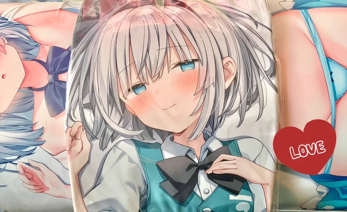 妖夢てゃん抱き枕カバーきちゃ これで妖夢は5枚目くらいかも