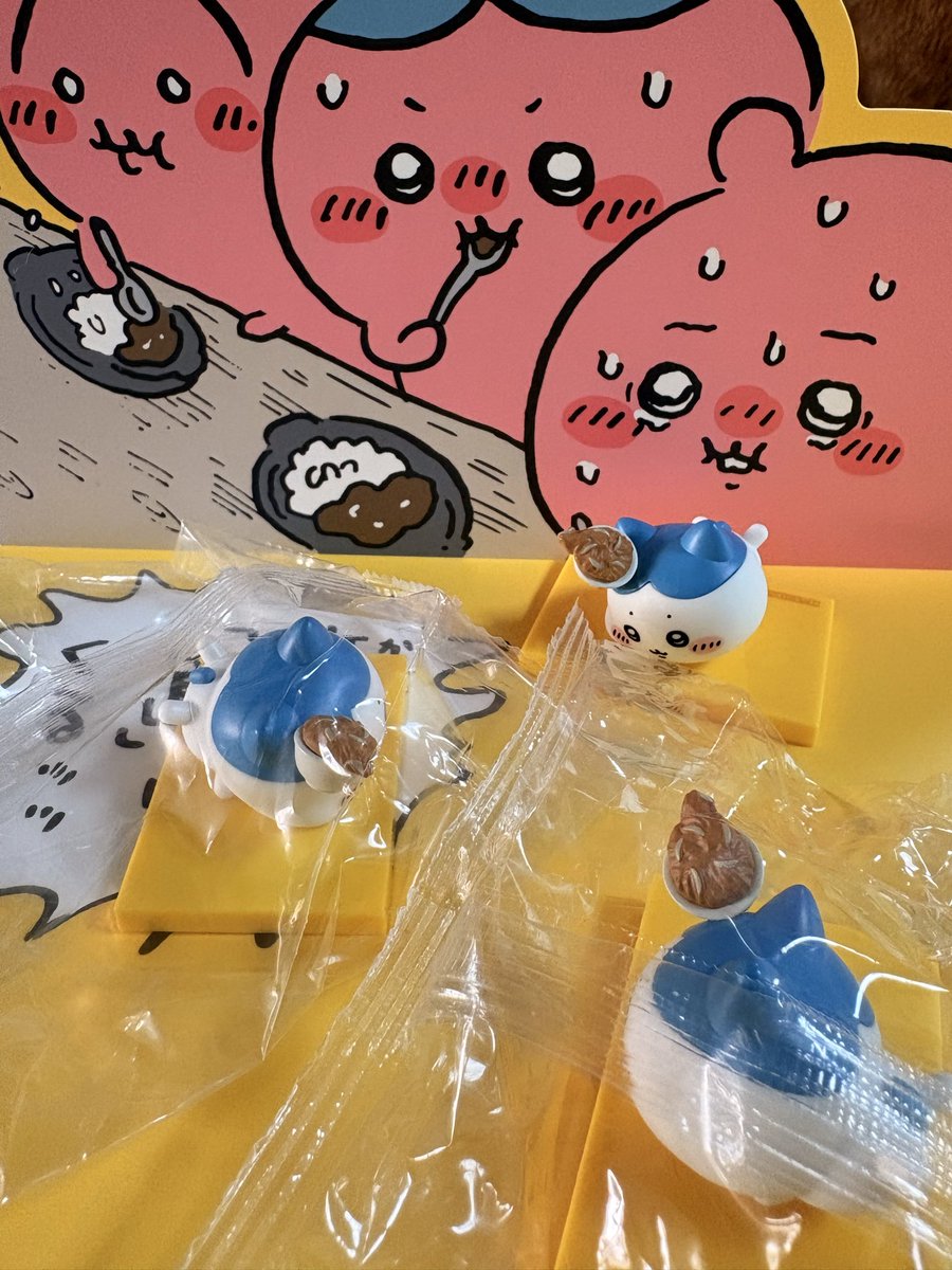 ダブったんだ！ ハチワレ #松屋ちいかわ #ちいかわ鬼辛カレー