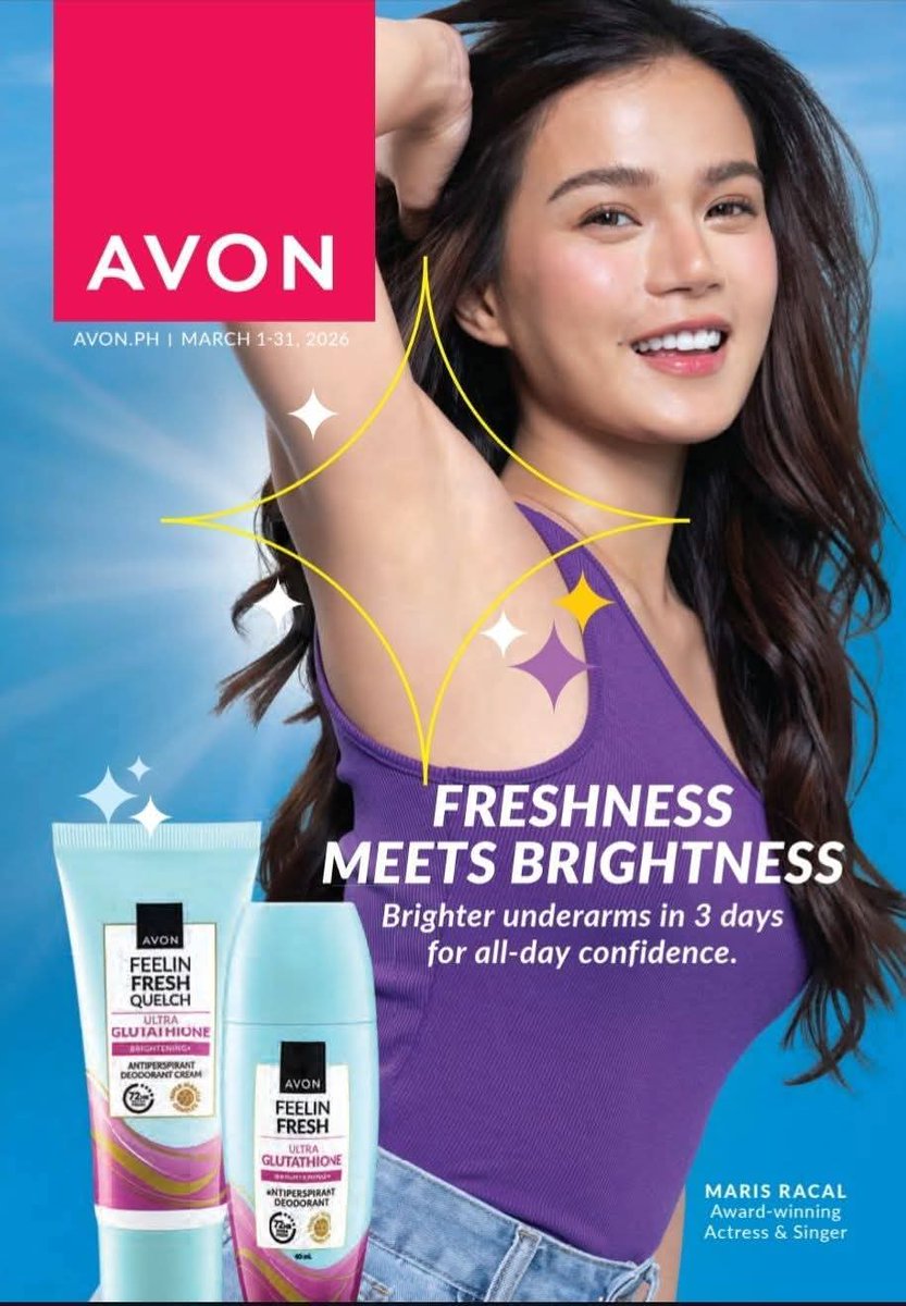 Welcome to the AVON family <a href="/MissMarisRacal/">Maris Racal</a> 
#MarisRacal