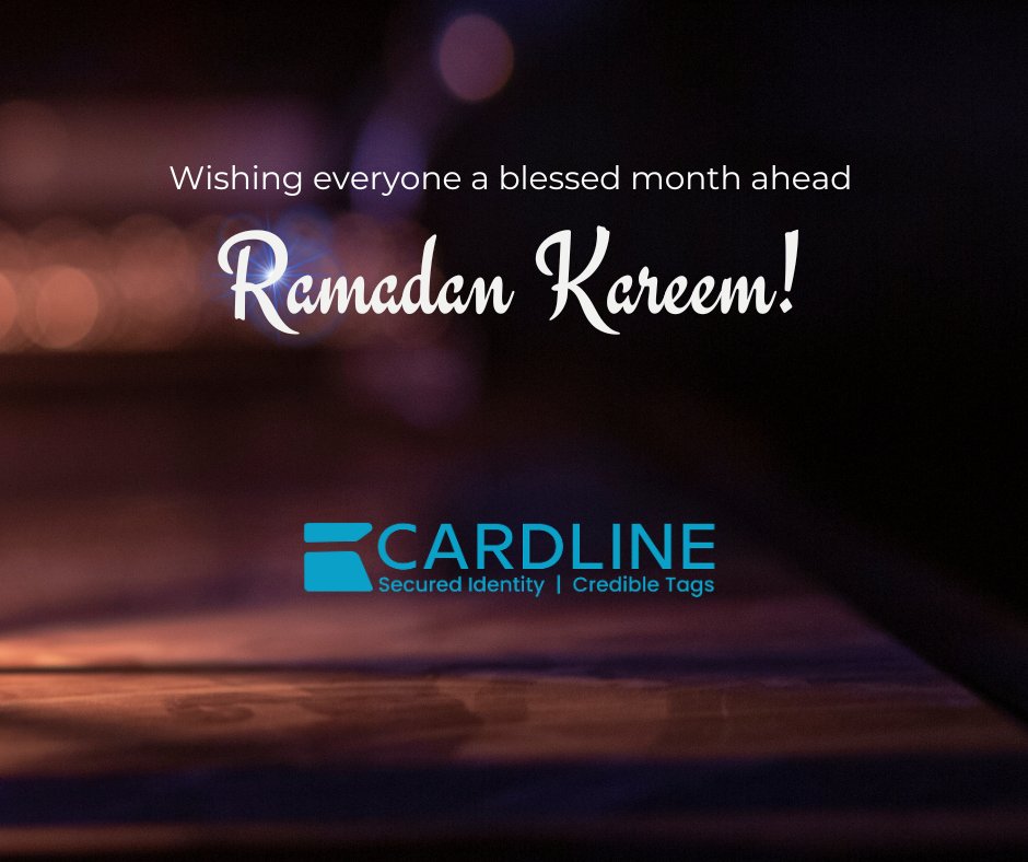 CardlineU's tweet photo. Warmest wishes to our partners and clients. 

May this holy month bring you peace, purpose, and an abundance of blessings.

Ramadan Kareem!

#ramadan2026 #blessings #greetings #prosperity #success #cardprinting #idcardprinter #identity #SecuritySolutions #SmartBusinessCard https://t.co/Z6DghJSRZ8