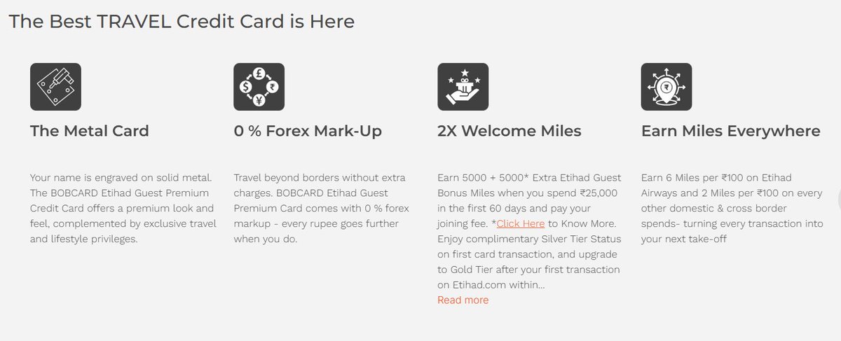 cibhisp's tweet photo. 🚨 BOB × Etihad Guest PREMIUM Card— COMPLETE BREAKDOWN ✈️💳
If Etihad Silver / Gold status is your goal, this card is a shortcut.
🔥 Etihad Guest PREMIUM Card
💰 Fee: ₹5,000 + GST (waived @ ₹5L spends)
On approval + fee payment
→ Instant Etihad Silver
→ Fast-track to Gold on first Etihad transaction (within 60 days)

Welcome Bonus (till ~28 Feb 2026)
→ 5,000 Miles
→ +5,000 EXTRA miles on ₹25k spend in 60 days
Reward Earnings
→ 6 Miles / ₹100 on Etihad
→ 2 Miles / ₹100 on all other spends
→ ❌ Zero forex markup 🔥

Lounges
→ 12 Domestic
→ 8 International

Milestones (BIG value)
→ 500 miles/month on ₹50k (4 txns)
→ 4,000 miles on ₹3L quarterly
→ 24,000 miles on ₹12L yearly
→ 1,000 miles for 2 Etihad flights/year
....