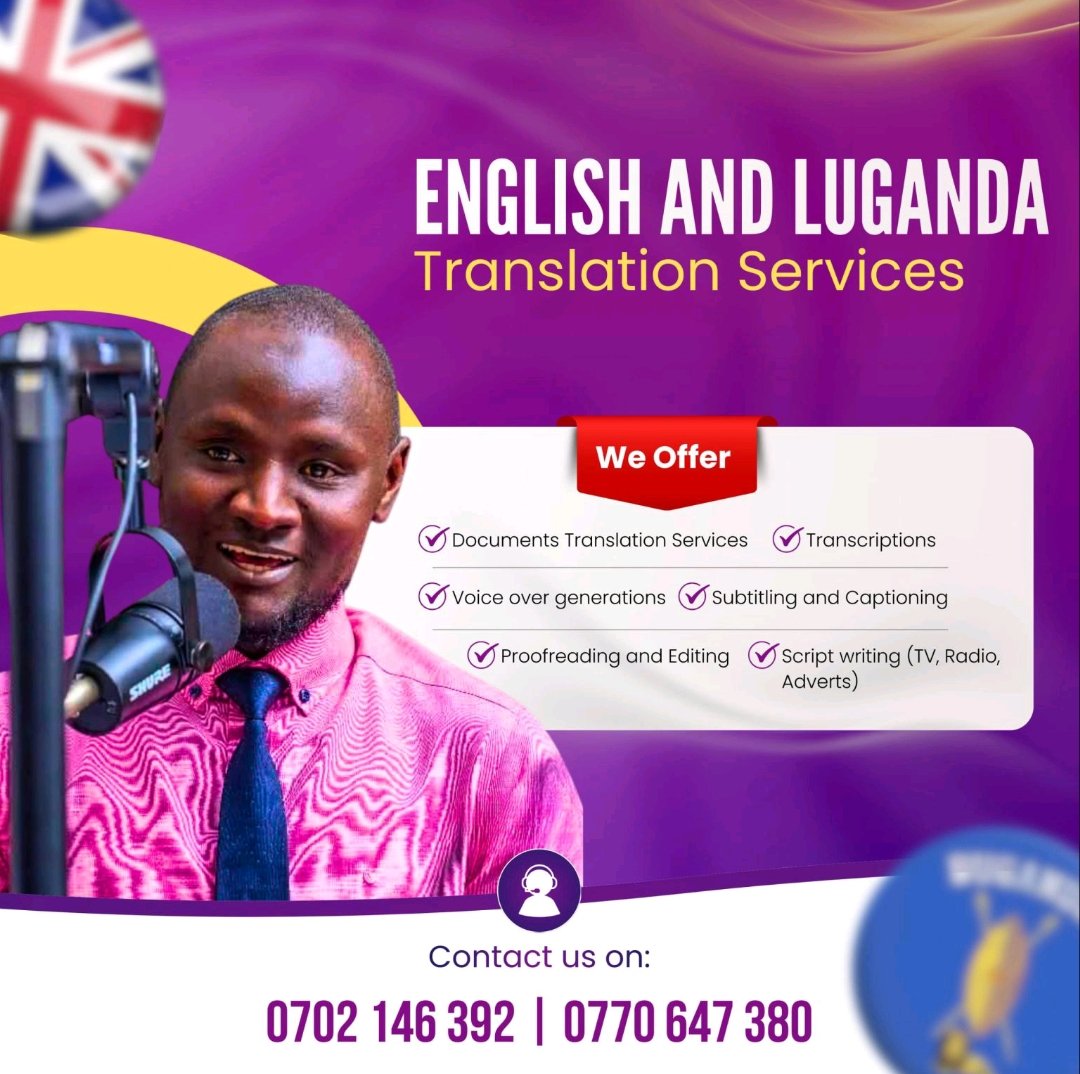 Myth: Translation services are too expensive.
Reality: Poor translation costs more in lost credibility, legal risk, and damaged brand trust.
Quality translation is an investment in accuracy and reputation.
Need professional English/Luganda Translation? Call/WhatsApp 0702146392.