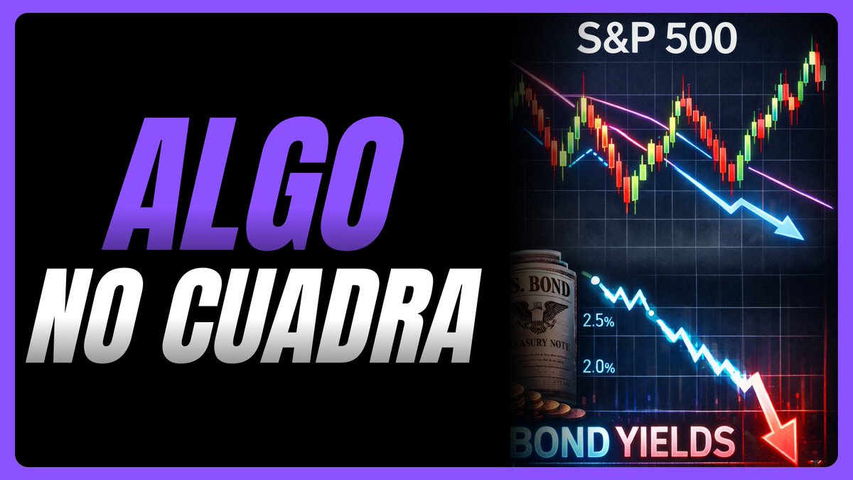 El mercado sube… y cae.
Cae… y rebota.
Economía sólida, pero bonos disparados y rendimientos bajando.

¿Está Wall Street descontando algo que todavía no vemos?

Lo analizamos en el vídeo de hoy 👇
youtu.be/zZteg2LnHZQ

#WallStreet #Mercados #Bonos #FED #Inversion