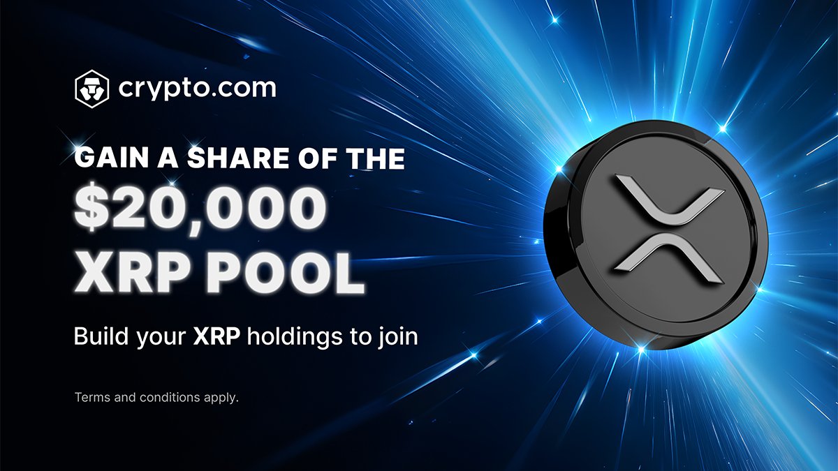 cryptocom's tweet image. Here’s a chance to build your $XRP holdings 💱

Take part in the XRP App Campaign and you could get rewarded for buying or depositing XRP! 

🏆 Top 2,000 users earn $10 in XRP

📅 18 Feb – 4 Mar

Details + T&amp;amp;Cs 👇

crypto.onelink.me/J9Lg/okg2hkm6

@XRP_Alerts