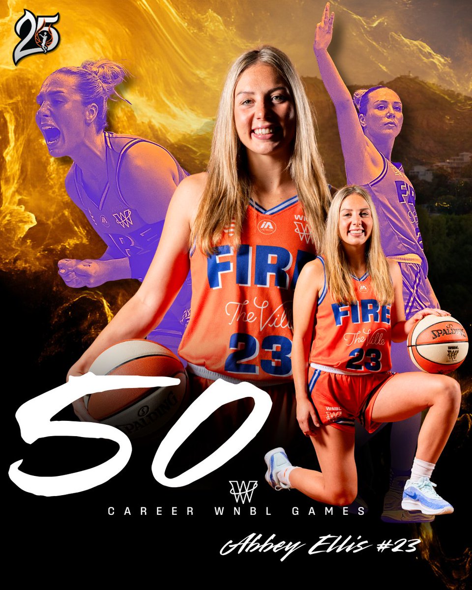 TownsvilleFire's tweet photo. Congratulations Abbey Ellis on reaching your 50th WNBL Game tonight π€π₯
SF game 2 π
π₯ Tip-off: 6:00PM (AEST)
π Townsville Fire vs. Southside Flyers
π Vic State Basketball Centre
πΊ Watch party at the Sports Bar thanks to The Ville Resort-Casino or ESPN + 9Now
#allinfor5 https://t.co/fp97HEZMgJ