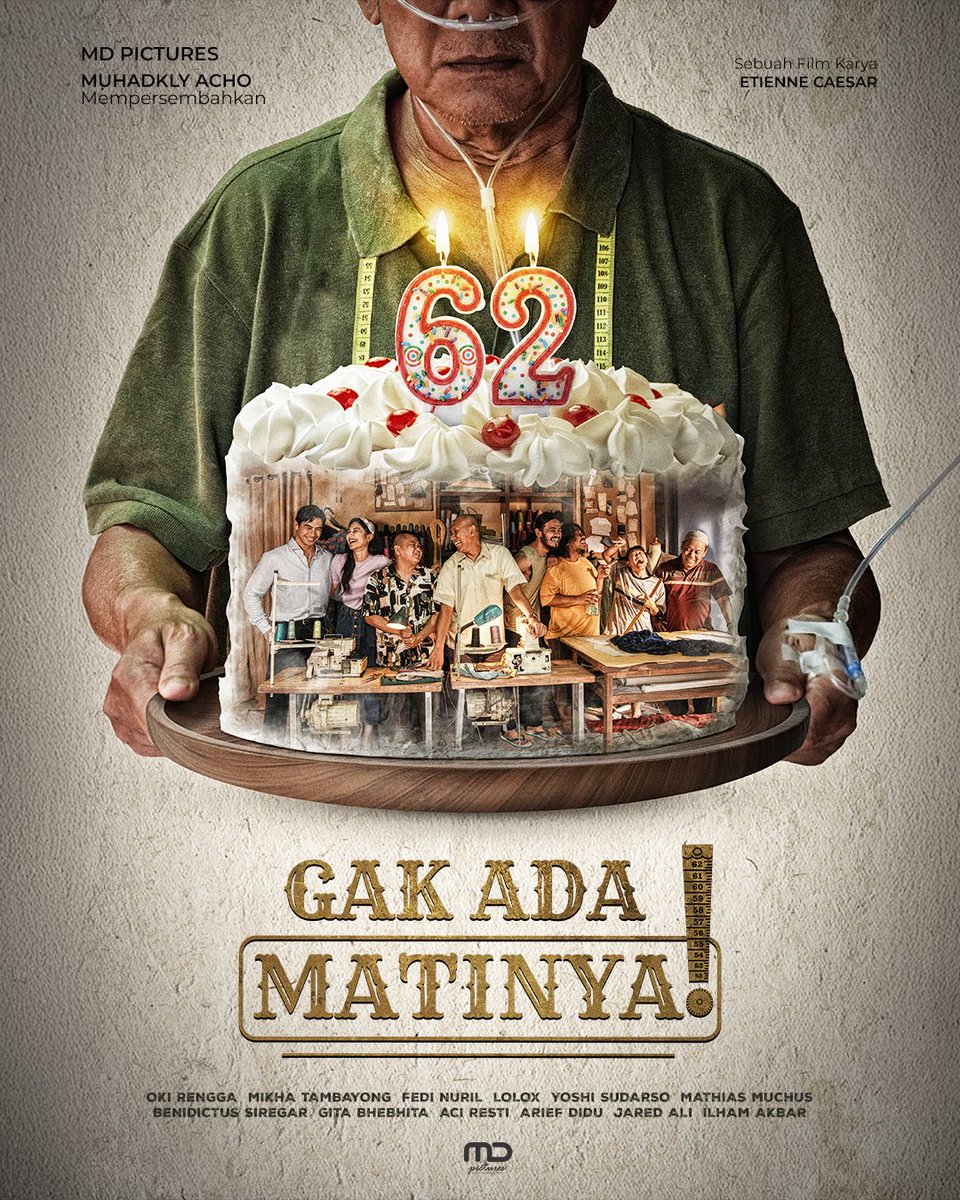 CenayangFilm's tweet photo. Satu lagi dari bung Acho bersama MD Pictures.

Ini jajaran castnya seru bener ye dan yang paling ga ekspek sih ada king fedi nuril sama yoshi sudarso. Bakal seru sih ini kayaknya~

GAK ADA MATINYA!
Coming soon di bioskop! https://t.co/lBnCUFO8Qy