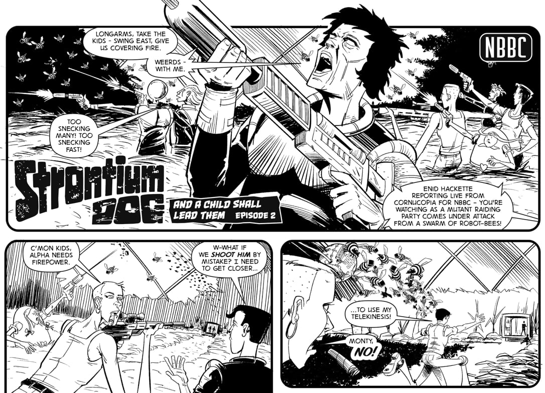 ATTENTION DOGHOUSE!! 

As you may or may not know Friday 6th Feb. saw the release of Zarjaz Volume 3 Prog 6 which features the Strontium Dog story "And A Child Shall Lead Them". 
Get your copy now muties!!

zarjazvol3.blogspot.com/p/buy-prog-6.h… 👍🏻