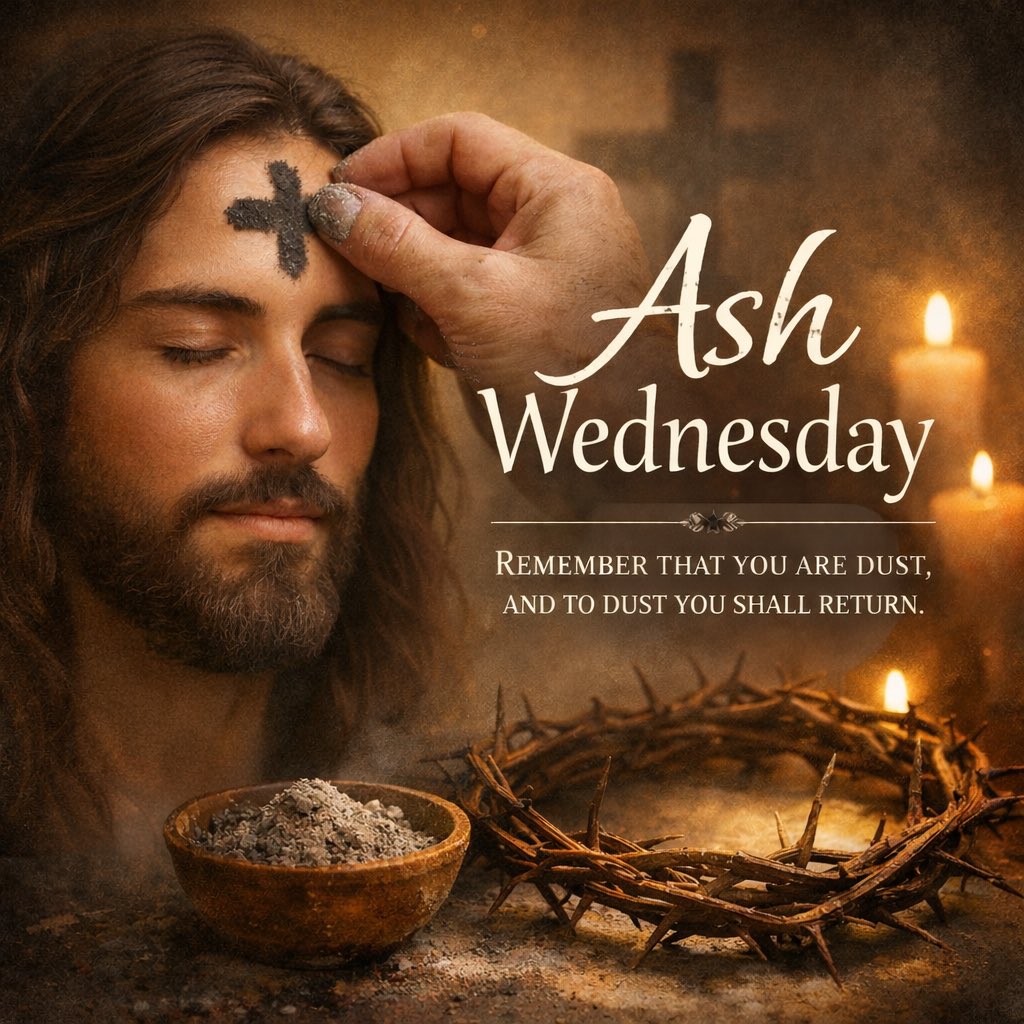 Wishing you all a peaceful and meaningful Ash Wednesday.

A day to reflect, reset and refocus on what truly matters. 

May this season bring you strength, clarity and renewed purpose for the journey ahead 🙏🏻🙏🏻🙏🏻