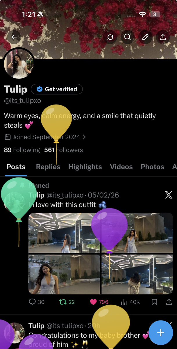 Balloons on my TL yeeeeeee
Happiest 21st birthday to me✨