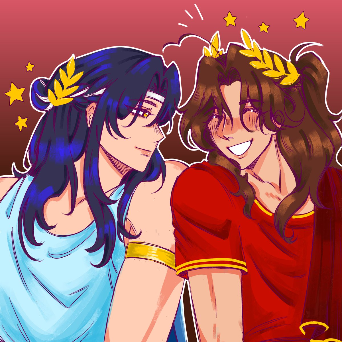 YupTheFeels's tweet photo. My submission of happy EPIC AU with wangxian as young odypen!!! as part of @WangXianAction 🫶🫶 

For @adoragoesbrrr 💞 thank you so much for the donation!!

got inspired a bit by the deleted song "Need Her to be Mine" gigglesss... hope you like it 👉👈 https://t.co/jFauUKBnAy