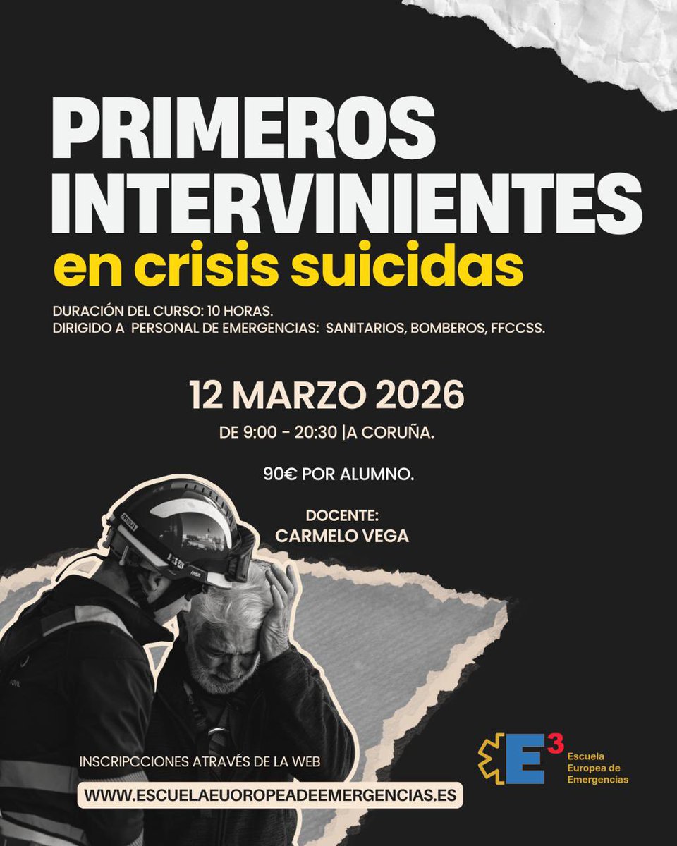 r3scate's tweet photo. Nueva formación en Galicia. 

Para personal de #Emergencia. https://t.co/Ww777GUKhp