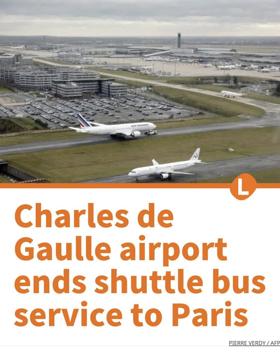 YNHallak's tweet photo. The #RoissyBus shuttle linking central #Paris to #CharlesdeGaulleairport will make its final journey on Saturday, February 28th đâŹïž https://t.co/f2zOZ6qxJr