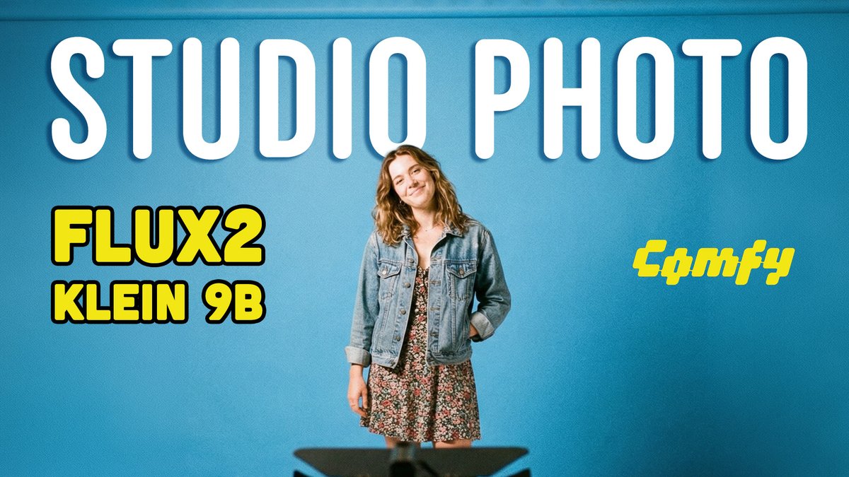 Dans cette vidéo je vous montre comment faire fonctionner le custom node VNCCS Pose Studio avec le modèle Flux2 Klein 9B. Je vous montre comment créer le workflow complet pour réaliser un véritable studio photo dans Comfyui

youtu.be/NvFAHOdnHv0

#vnccs #comfyui #flux2Klein9B