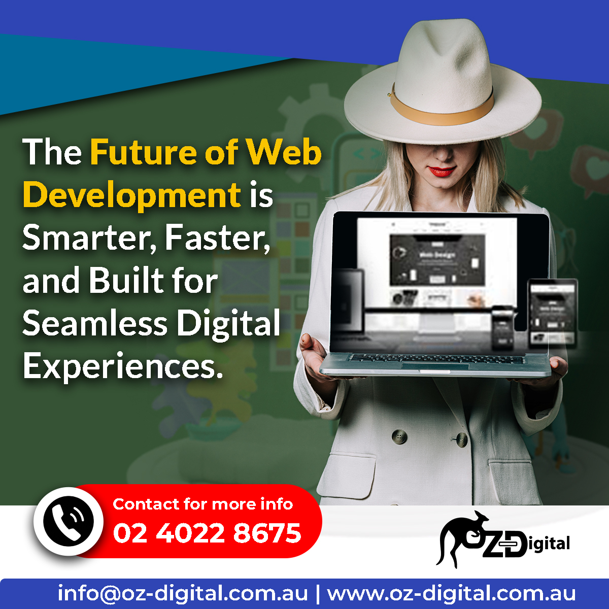 OzDigital4's tweet photo. Web development is evolving from static to dynamic websites. The future is user-focused, from AI-powered interfaces to mobile-first and secure designs.
We are here to future-proof your digital presence.

#FutureOfWebDevelopment #WebDevelopment #DigitalInnovation #TechTrends https://t.co/x1ZsjEKz2y